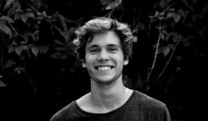 man smiles after making a 2019 drug addiction resolution