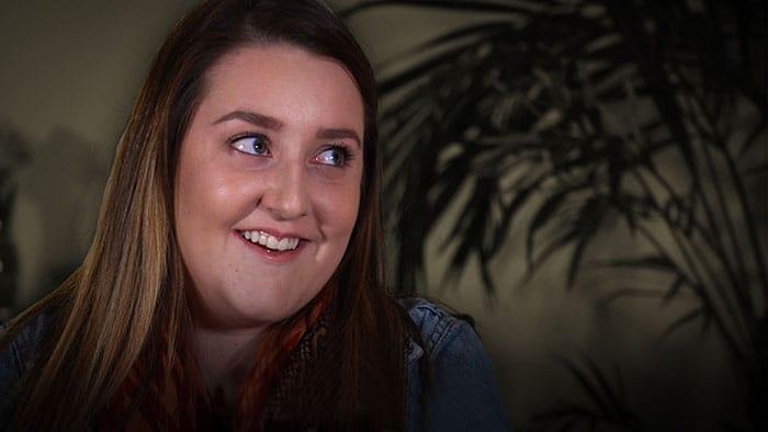 woman smiling and talking at granite recovery centers